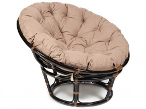 Кресло Papasan 23/01 W с подушкой Antique brown, экошерсть Коричневый в Лянторе - lyantor.magazin-mebel74.ru | фото