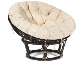 Кресло Papasan 23/01 W с подушкой Antique brown, ткань Старт в Лянторе - lyantor.magazin-mebel74.ru | фото