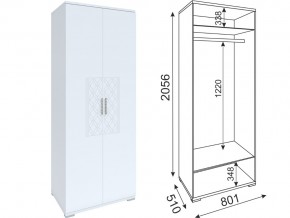 Модуль №01 Шкаф двухдверный в Лянторе - lyantor.magazin-mebel74.ru | фото