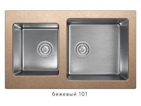 Мойка комбинированная Tolero twist TTS-840 Бежевый 101 в Лянторе - lyantor.magazin-mebel74.ru | фото