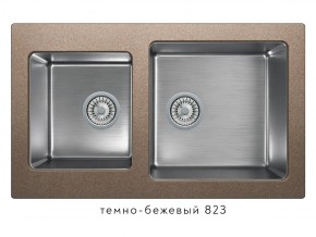 Мойка комбинированная Tolero twist TTS-840 Темно-бежевый 823 в Лянторе - lyantor.magazin-mebel74.ru | фото